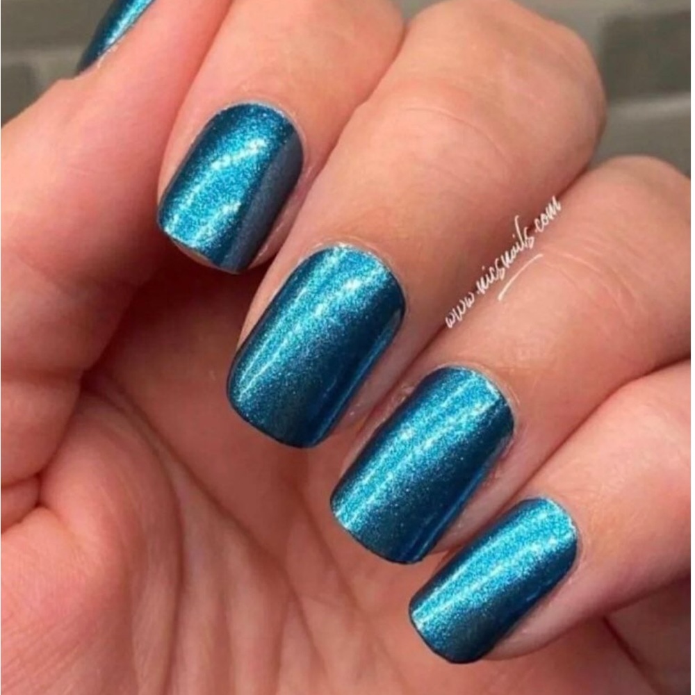 *Retired* Color Street: Space Case | Blue Metallic Fall Winter Spring Summer - Picture 5 of 11